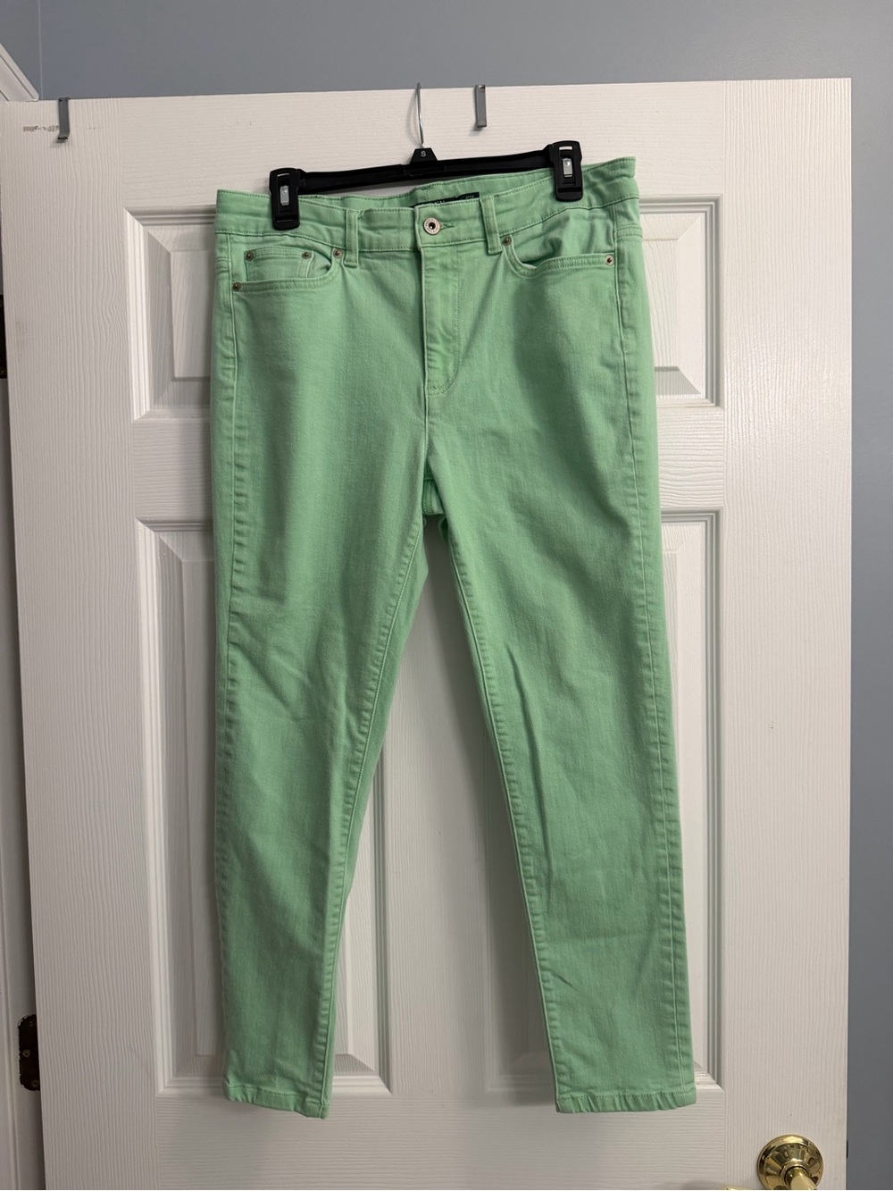 Lauren Ralph Lauren Mint Green Skinny Jeans